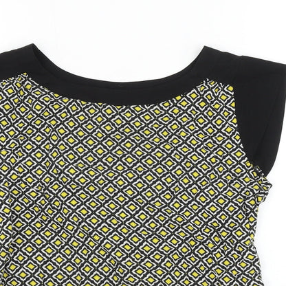 Womens UK Size 8 Dorothy Perkins Multicoloured Basic Blouse