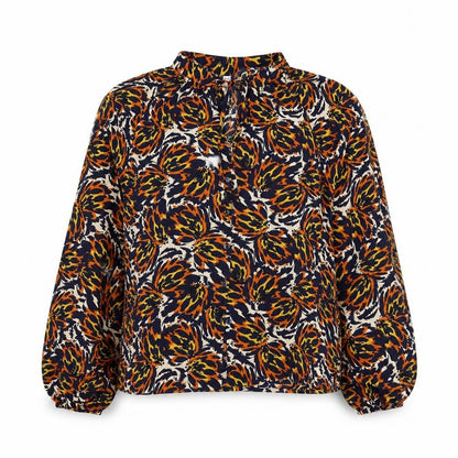 Womens UK Size 12 Object Multicoloured Basic Blouse