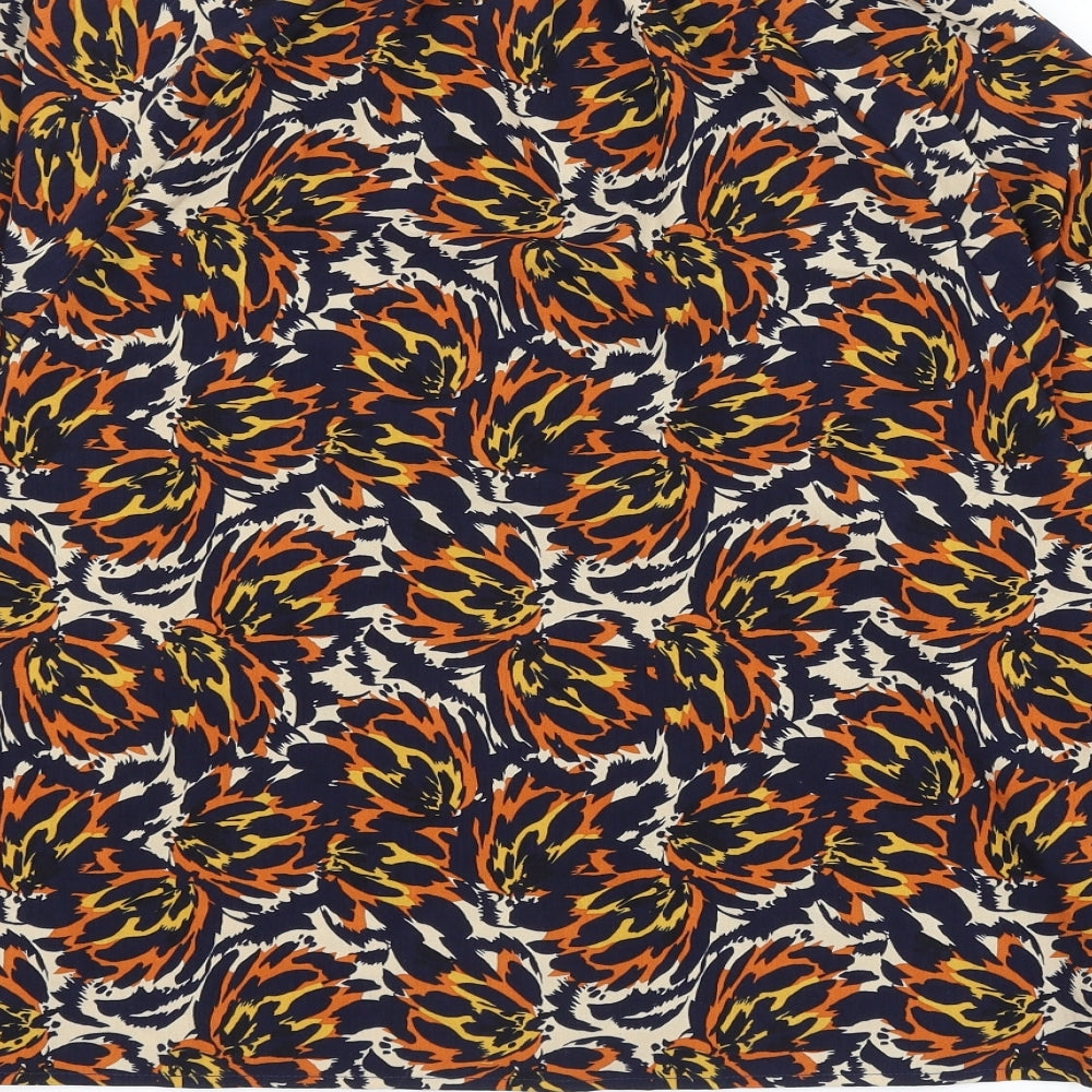 Womens UK Size 12 Object Multicoloured Basic Blouse