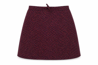 Somewhere Womens Blue Geometric Viscose A-Line Skirt Size 14 Drawstring