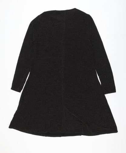 B.YOU Womens Gold Polyamide Shift Size 16 Round Neck Pullover