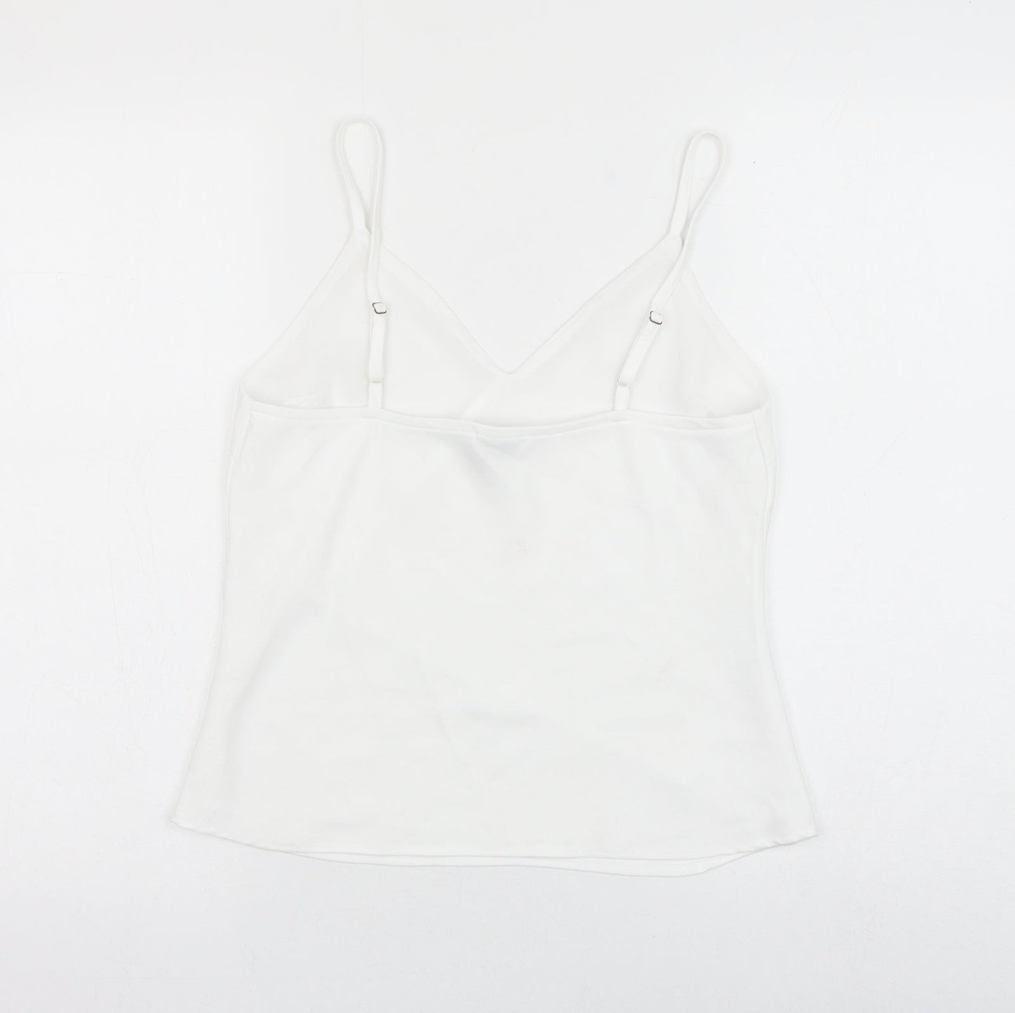 Womens UK Size 8 River Island White Camisole Tank