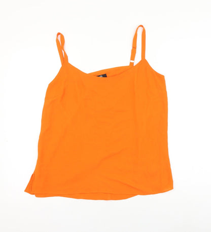 Womens UK Size 10 Wallis Orange Camisole Tank