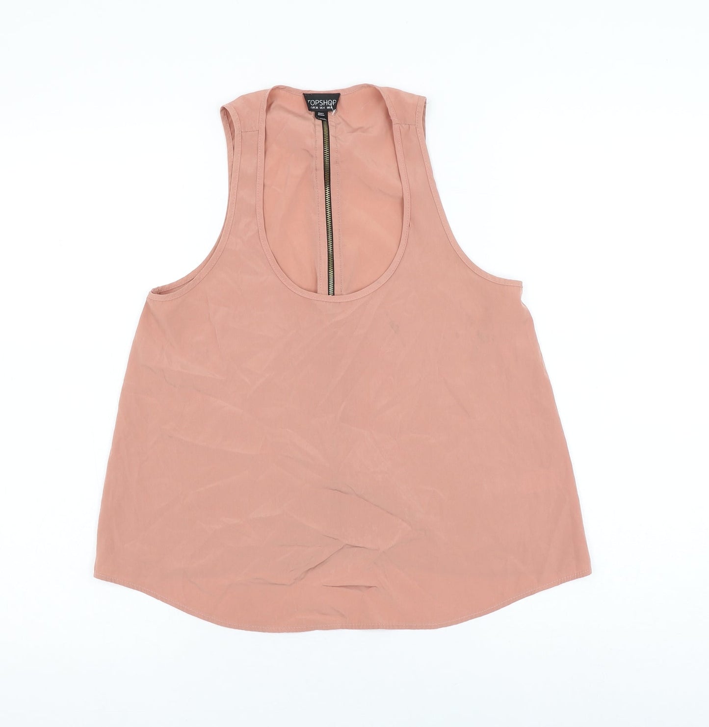 Womens UK Size 8 Topshop Pink Camisole Tank