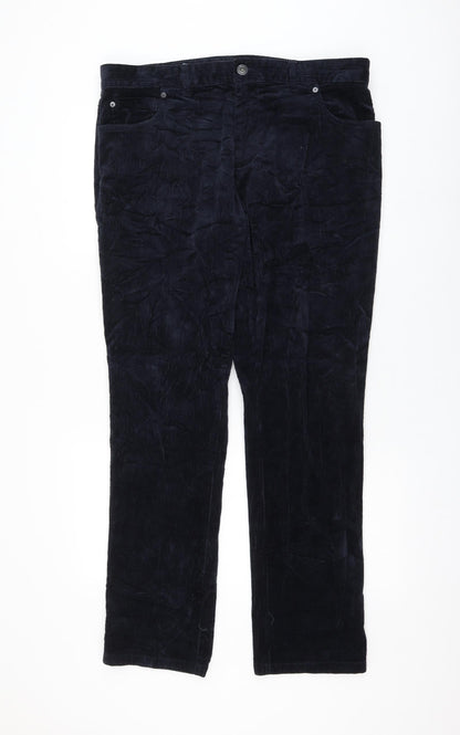Womens UK Size 36 in NEXT Regular Fit  Blue Trousers