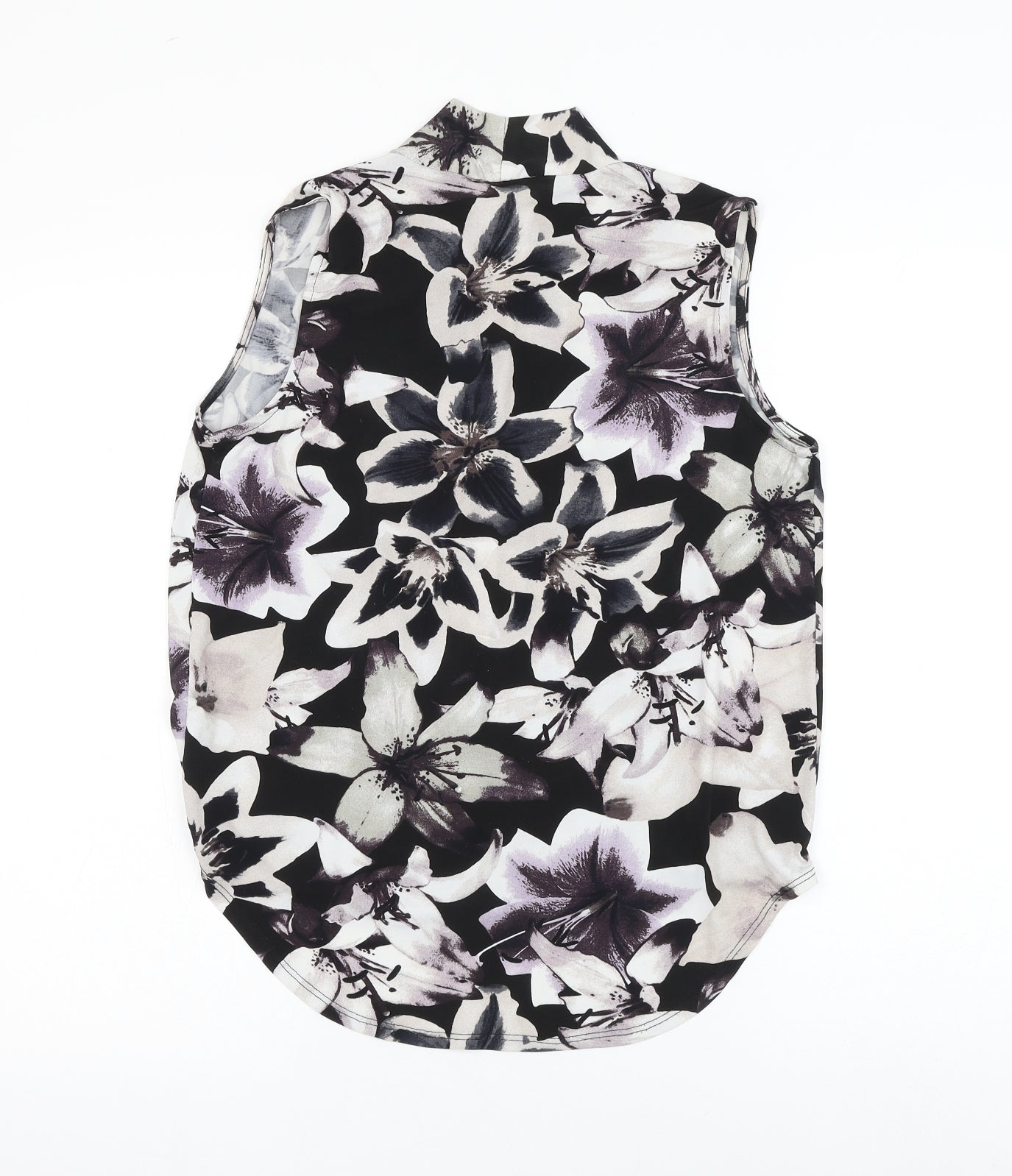 Papaya Womens Multicoloured Floral Polyester Basic Blouse Size 8 V-Neck