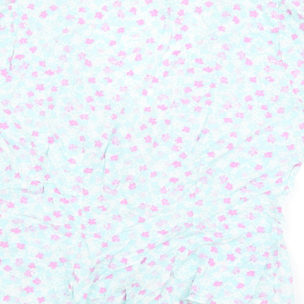 Womens UK Size 8 Pimkie Blue Basic Blouse