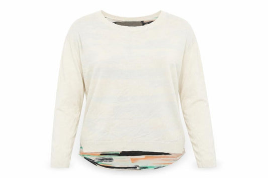 Womens UK Size 10 Papaya Ivory Pullover Jumper