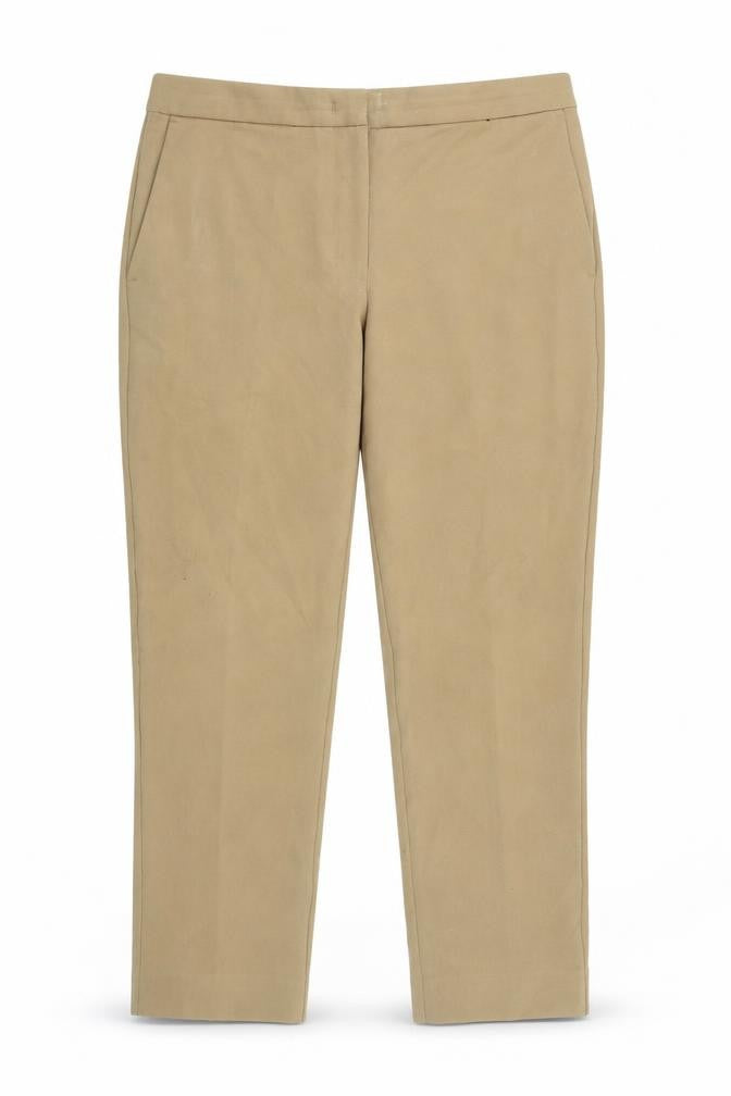 Womens UK Size 12 Marks and Spencer Regular Fit Carrot Brown Trousers