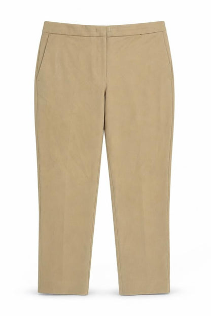 Womens UK Size 12 Marks and Spencer Regular Fit Carrot Brown Trousers