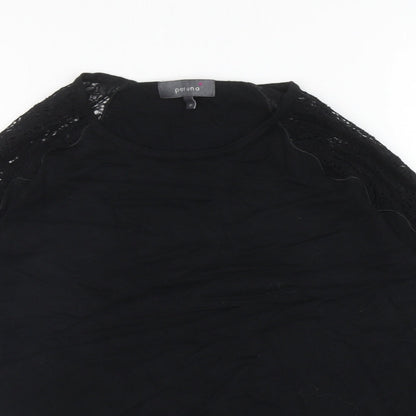 Womens UK Size 12 Per Una Black Pullover Jumper