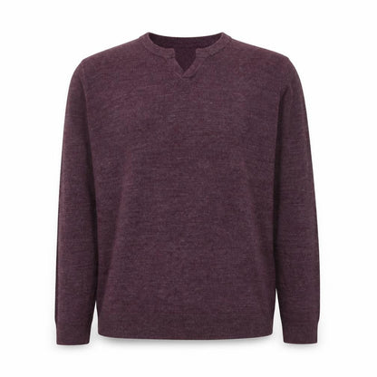 Mens UK Size M Atlantic Bay Purple Pullover Jumper
