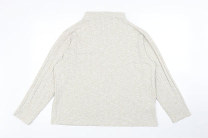 Womens UK Size 18 Marks and Spencer Beige Pullover Jumper