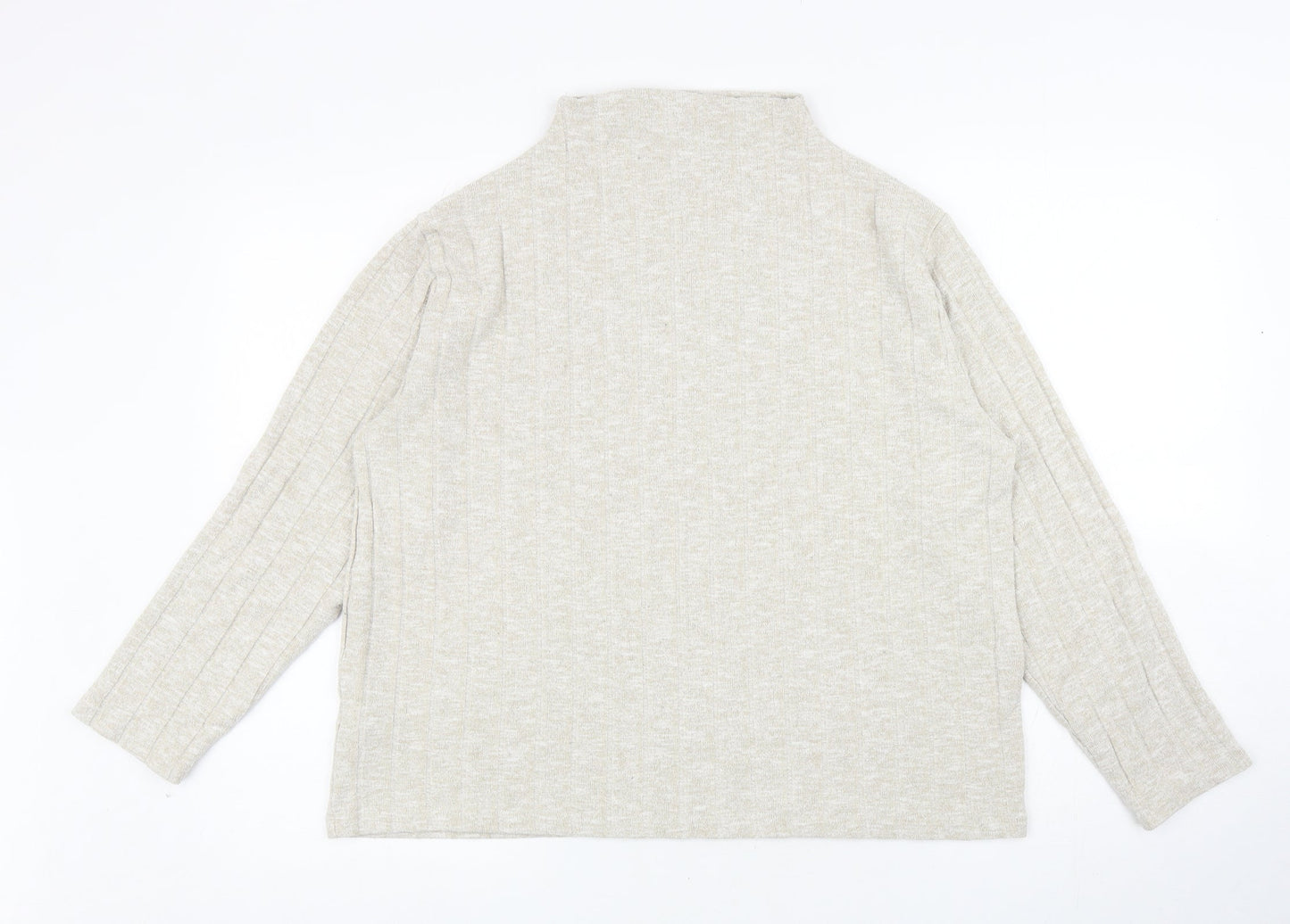 Womens UK Size 18 Marks and Spencer Beige Pullover Jumper