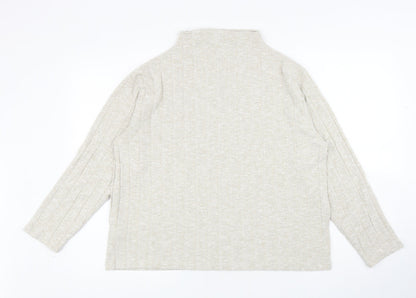 Womens UK Size 18 Marks and Spencer Beige Pullover Jumper