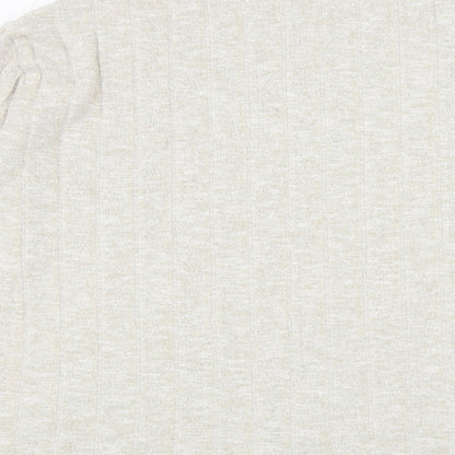 Womens UK Size 18 Marks and Spencer Beige Pullover Jumper