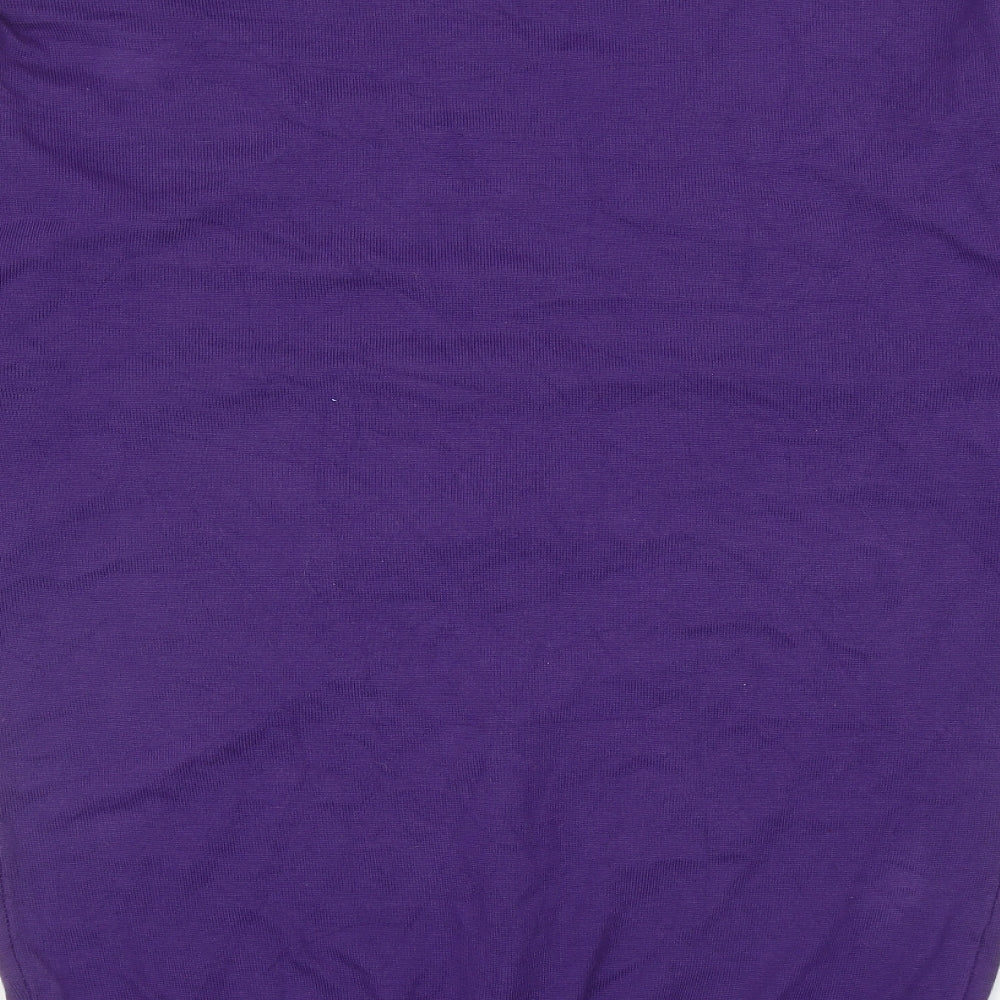 Heartbreak Womens Purple V-Neck Polyamide Cardigan Jumper Size 8