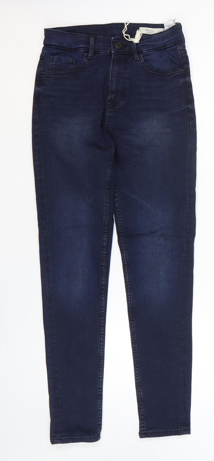 Womens UK Size 6 Marks and Spencer Regular Fit Skinny Blue Jeans