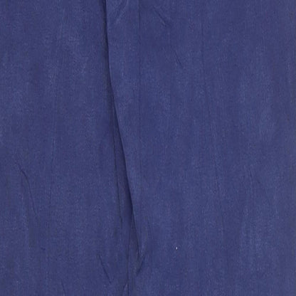 Marks and Spencer Womens Blue Cotton Skinny Jeans Size 6 L27 in Regular Zip