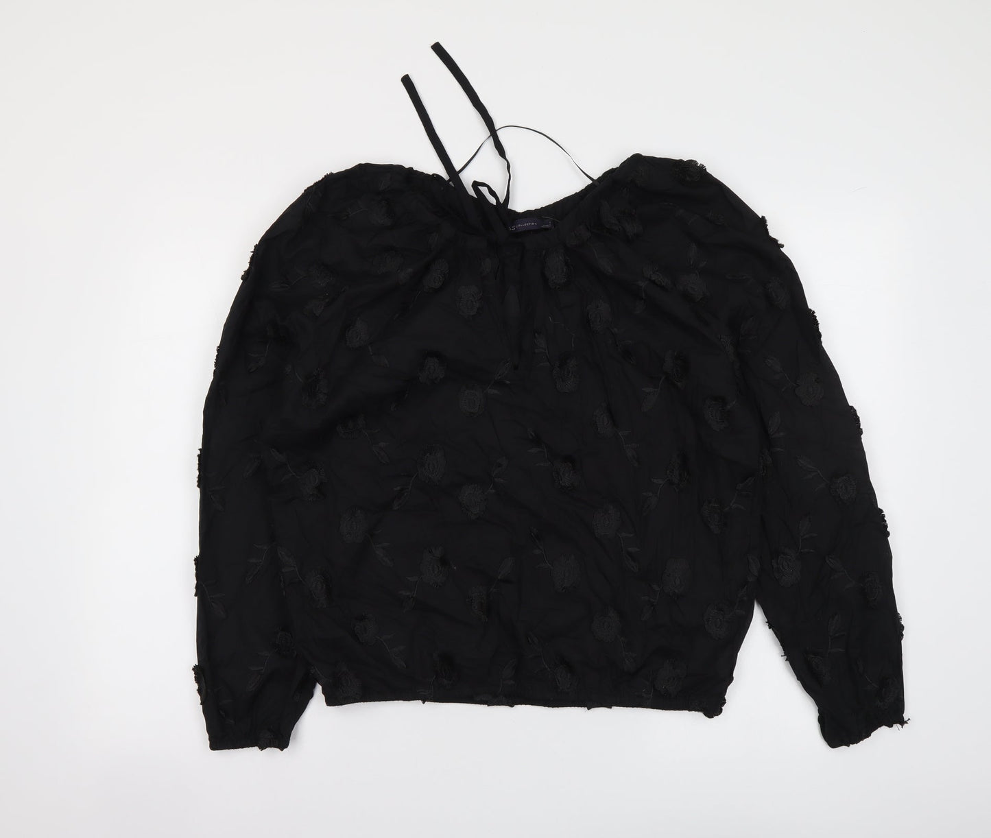 Womens UK Size 6 Marks and Spencer Black Basic Blouse