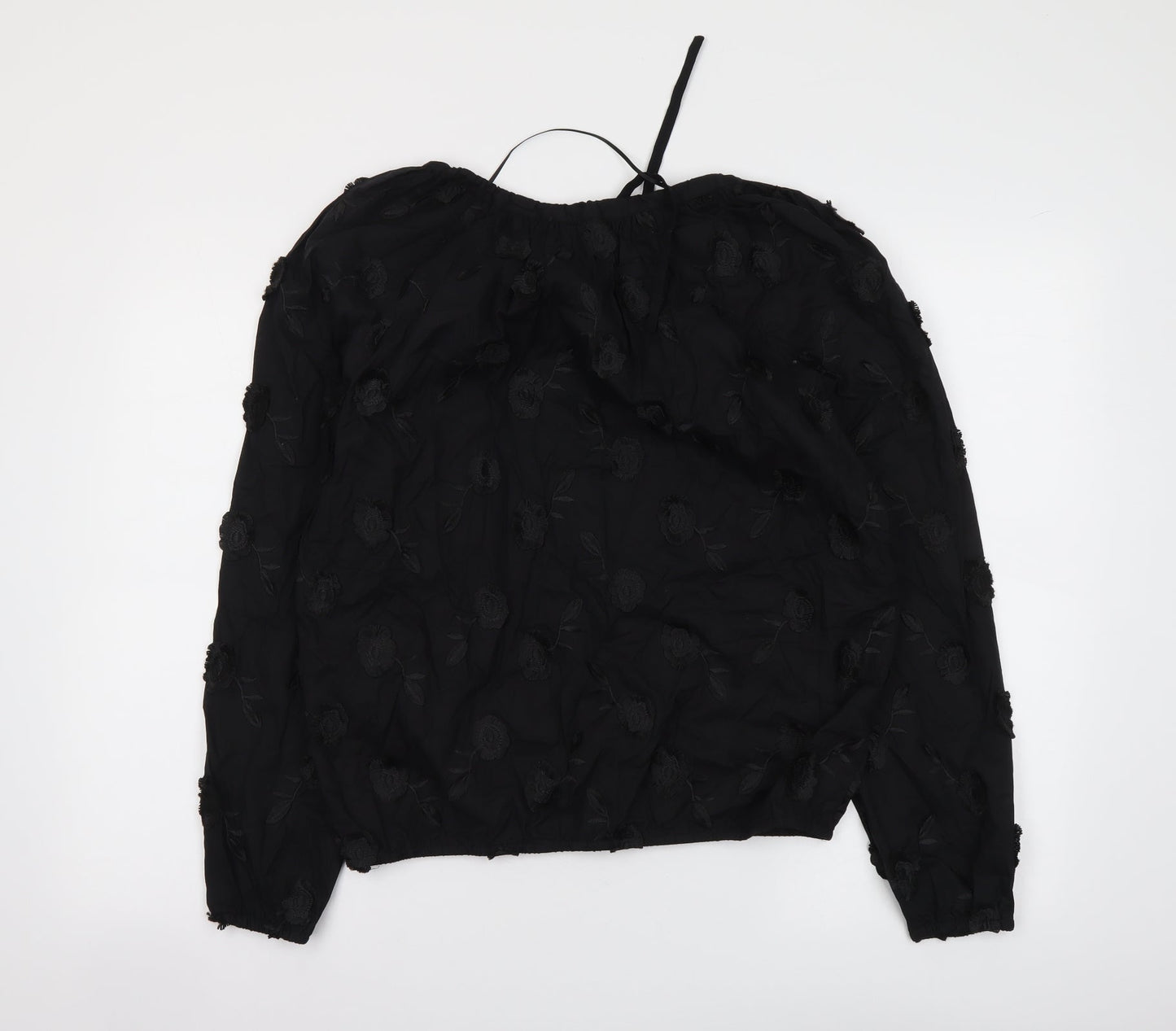 Womens UK Size 6 Marks and Spencer Black Basic Blouse