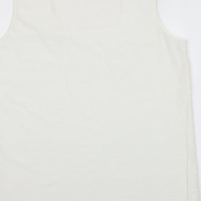 Womens UK Size 18 Ann Harvey Ivory Basic Tank