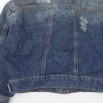 Womens UK Size 8 New Look Blue Jacket