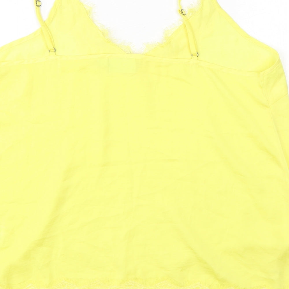 Womens UK Size L Saint Tropez Clothing Yellow Camisole Tank