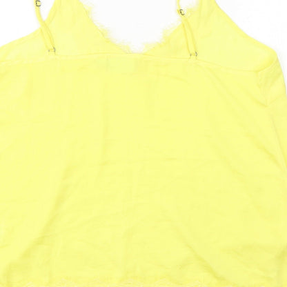 Womens UK Size L Saint Tropez Clothing Yellow Camisole Tank