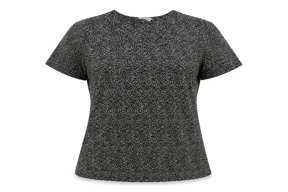 Womens UK Size 12 Marks and Spencer Black Basic T-Shirt