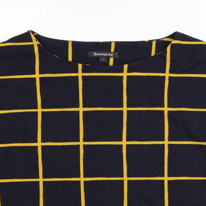 Womens UK Size 12 Bonmarché Blue Basic Blouse