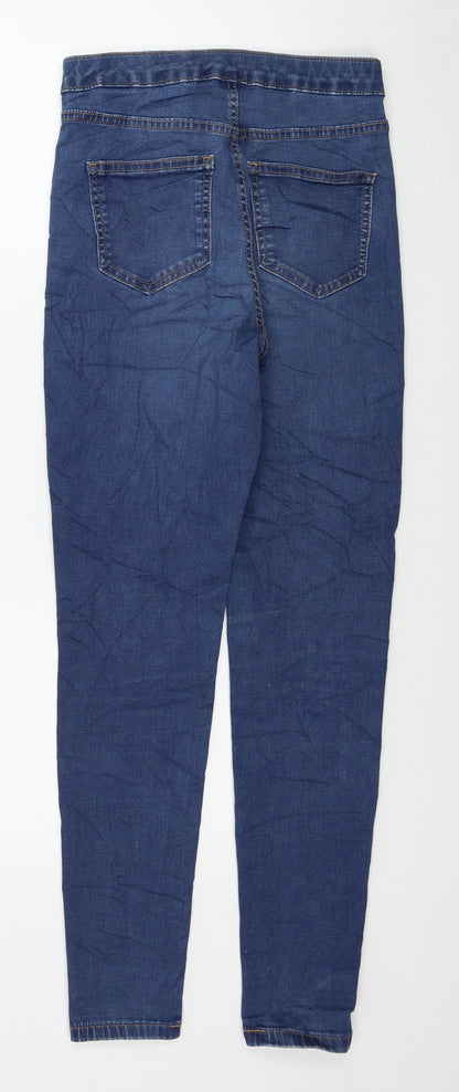 Womens UK Size 8 Marks and Spencer Regular Fit Skinny Blue Jeans