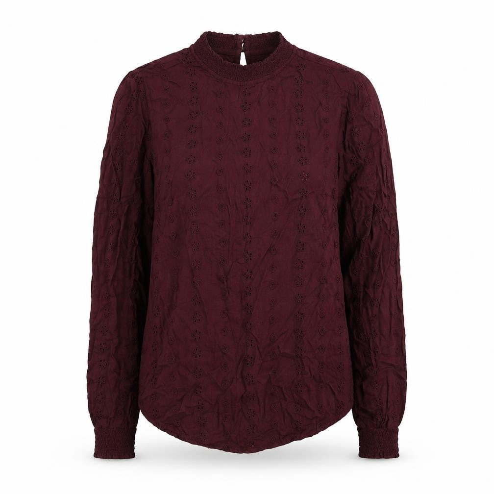 Womens UK Size 10 H&M Purple Basic Blouse