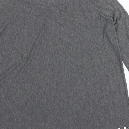 Womens UK Size S Phase Eight Grey Basic Blouse