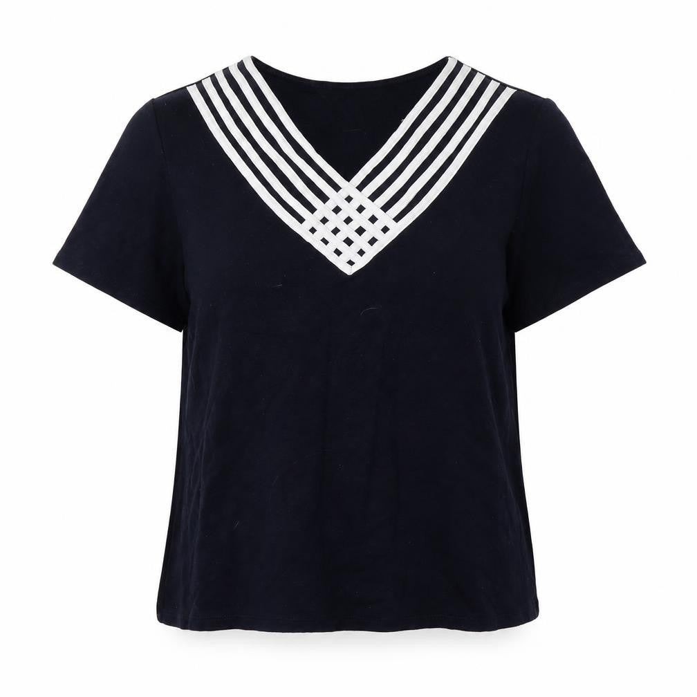 Womens UK Size M EWM Blue Basic Blouse