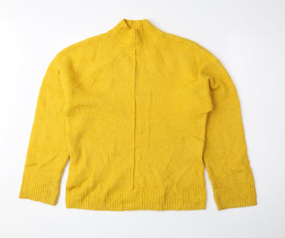 Womens UK Size S New Look Yellow Pullover Jumper