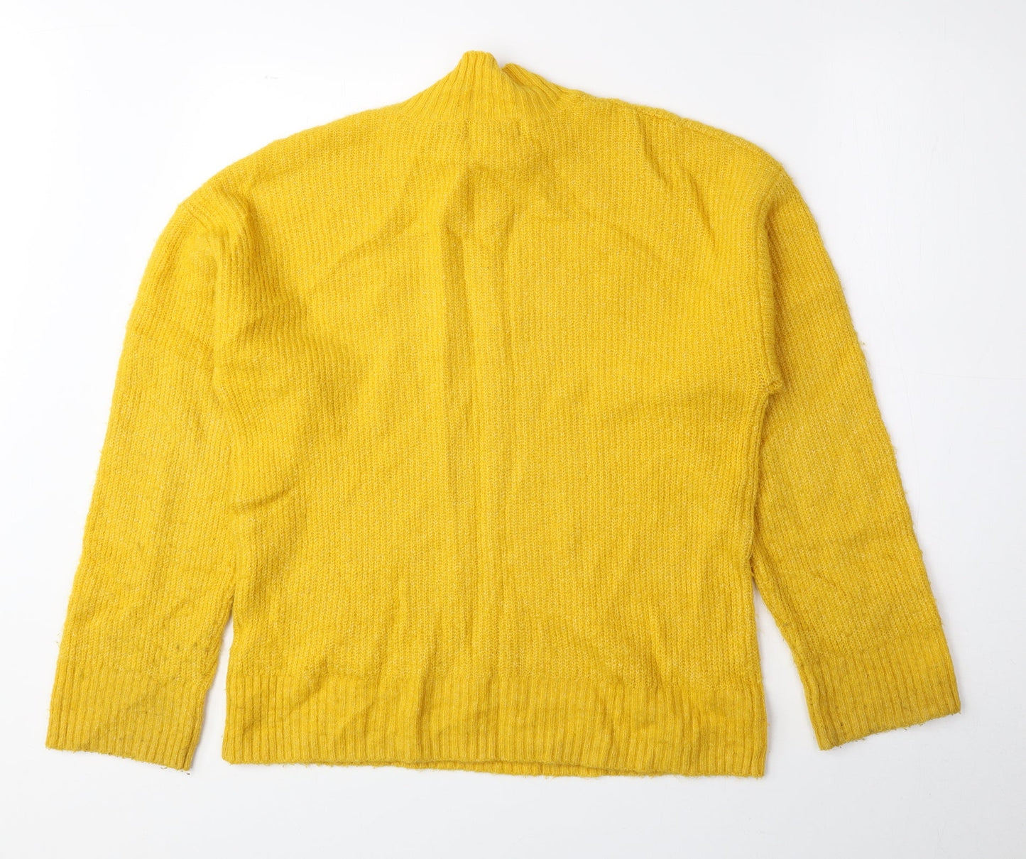 Womens UK Size S New Look Yellow Pullover Jumper