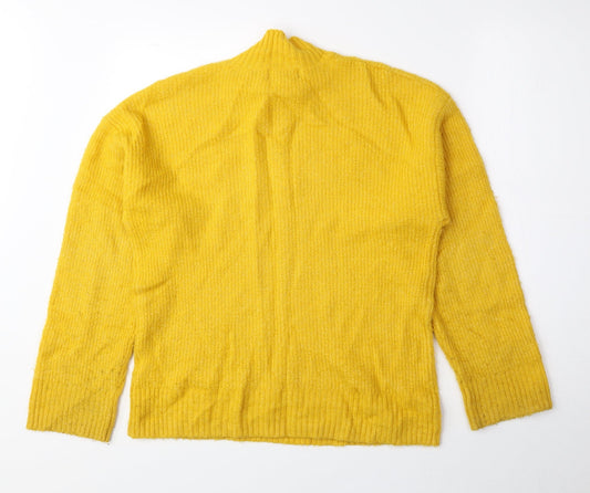 Womens UK Size S New Look Yellow Pullover Jumper