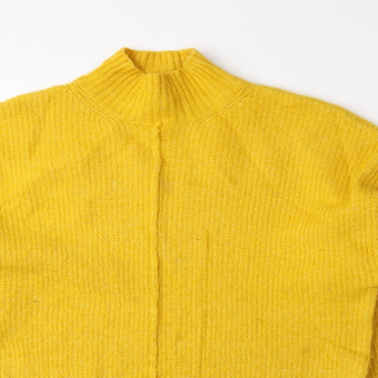 Womens UK Size S New Look Yellow Pullover Jumper