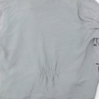Womens UK Size 14 Per Una Grey Cardigan Jumper