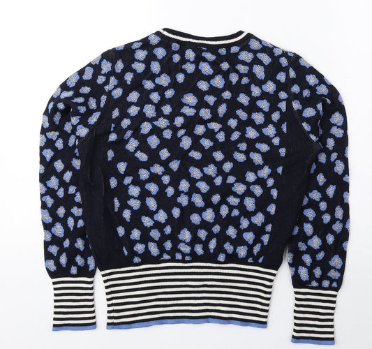 Womens UK Size 10 Per Una Blue Pullover Jumper