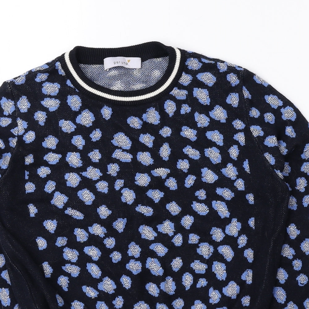 Womens UK Size 10 Per Una Blue Pullover Jumper