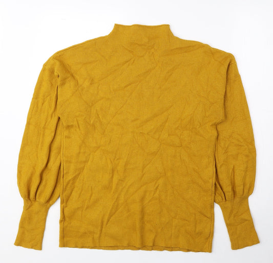 Womens UK Size 14 Peacocks Yellow Pullover Jumper