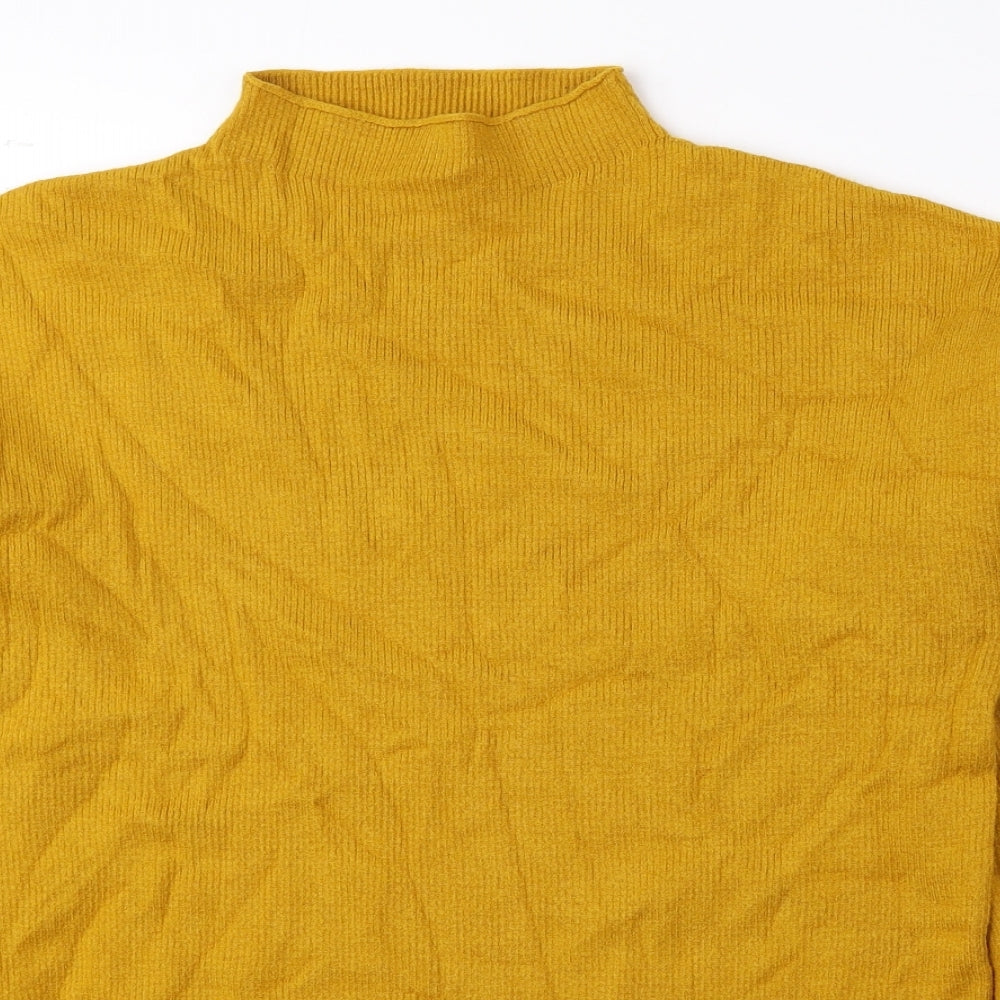 Womens UK Size 14 Peacocks Yellow Pullover Jumper
