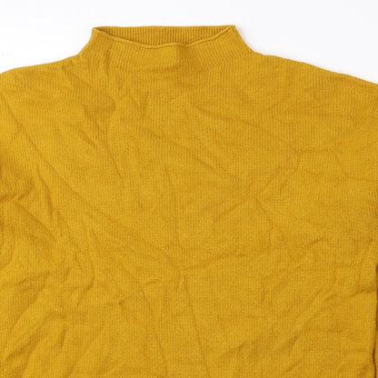 Womens UK Size 14 Peacocks Yellow Pullover Jumper