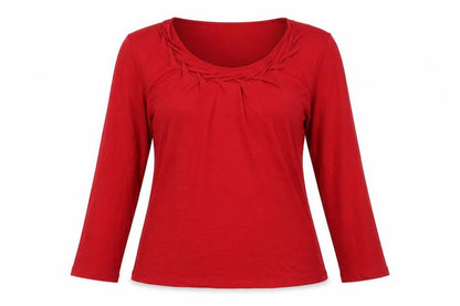 Womens UK Size 10 Marks and Spencer Red Basic Blouse