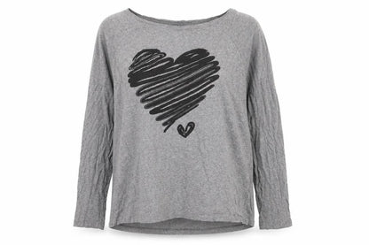 Womens UK Size XL Rainbow Grey Basic T-Shirt