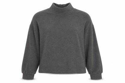 New Look Womens Grey Polyester Pullover Sweatshirt Size S Pullover