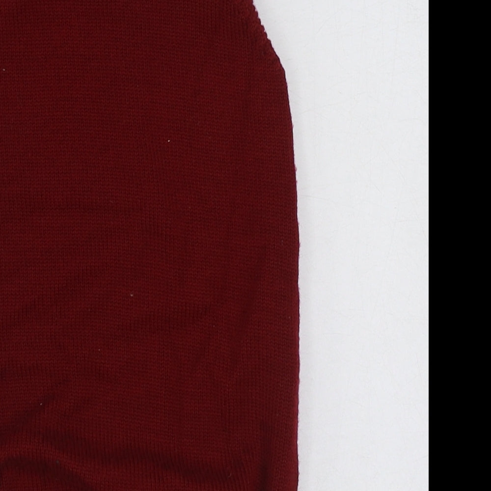 Wedoble Baby Red Acrylic Bodysuit Outfit/Set Size 24 Months Button
