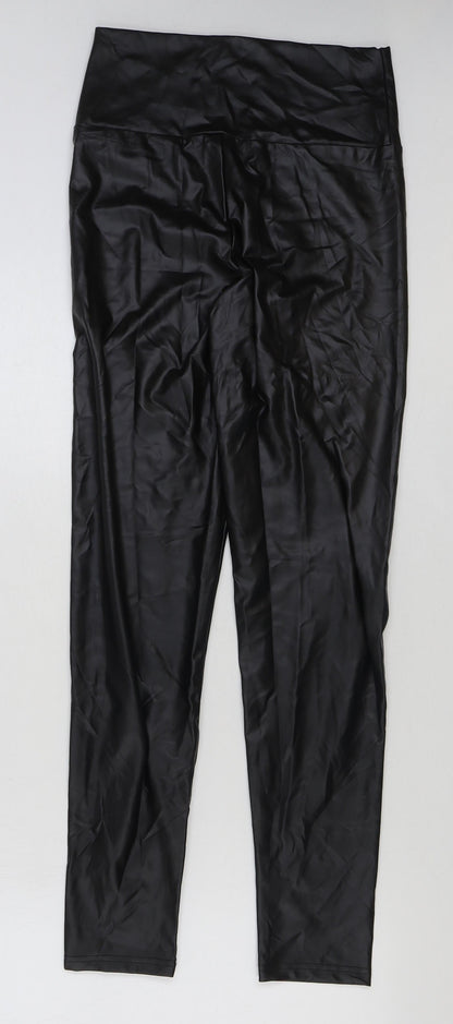 everbellus Womens Black Polyester Jegging Leggings Size L L29 in
